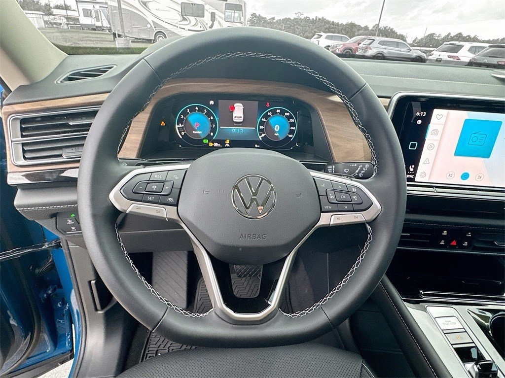 2025 Volkswagen Atlas 2.0T SE w/Technology Blue at DeMontrond Automotive Group
