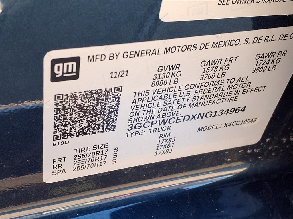 2022 Chevrolet Silverado 1500 LTD LT Blue at Don McGill Toyota