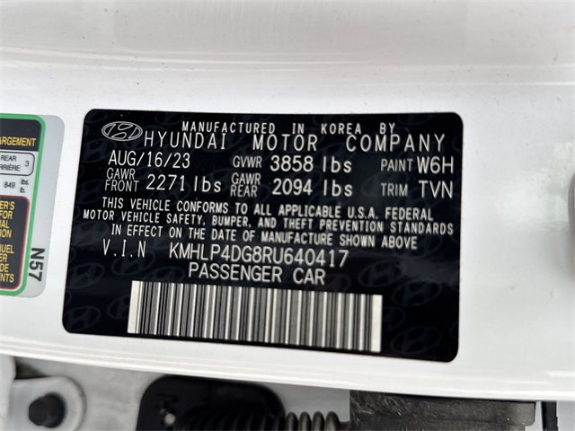 2024 Hyundai Elantra Limited White at Bayway Cadillac Southwest