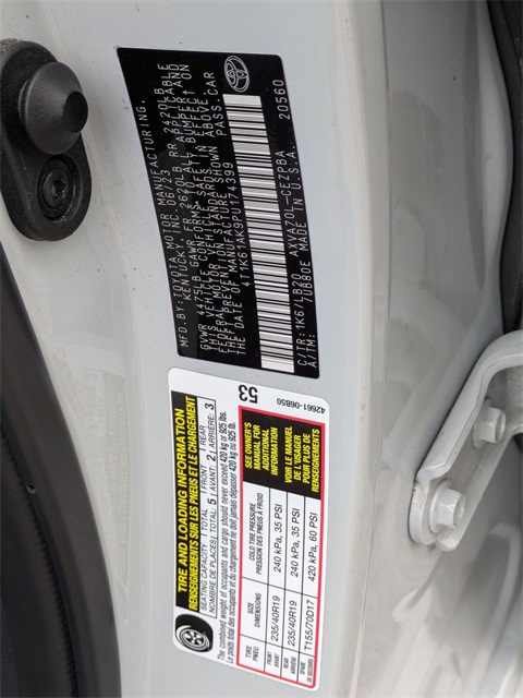 2023 Toyota Camry XSE White at Davis Toyota of Orangeburg