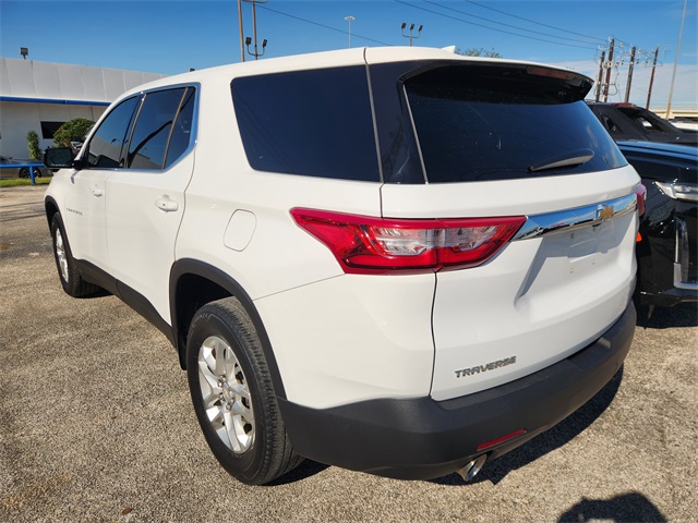 2020 Chevrolet Traverse LS White at Bayway Cadillac of The Woodlands
