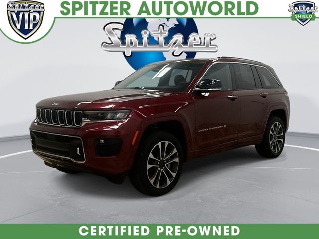 Velvet Red Pearlcoat 2022 Jeep Grand Cherokee Overland 4WD SUV / Crossover Four-Wheel Drive 8-Speed Automatic