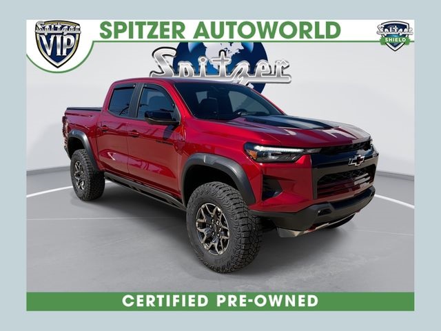 Radiant Red Tintcoat 2025 Chevrolet Colorado Pickup Truck Four-Wheel Drive 8-Speed Automatic