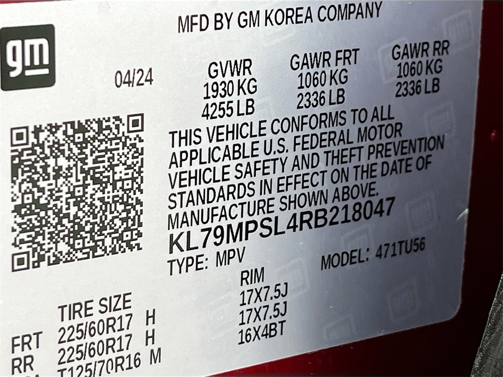 2024 Chevrolet TrailBlazer LT Red at Don Davis Chevrolet GMC