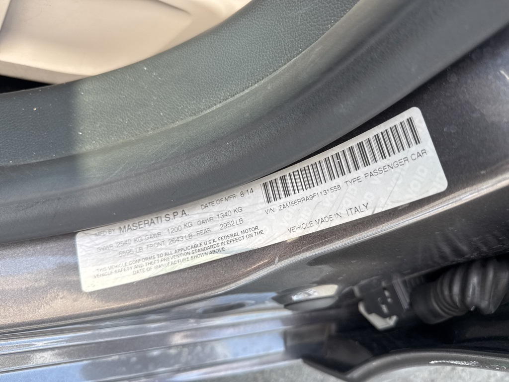 2015 Maserati Quattroporte