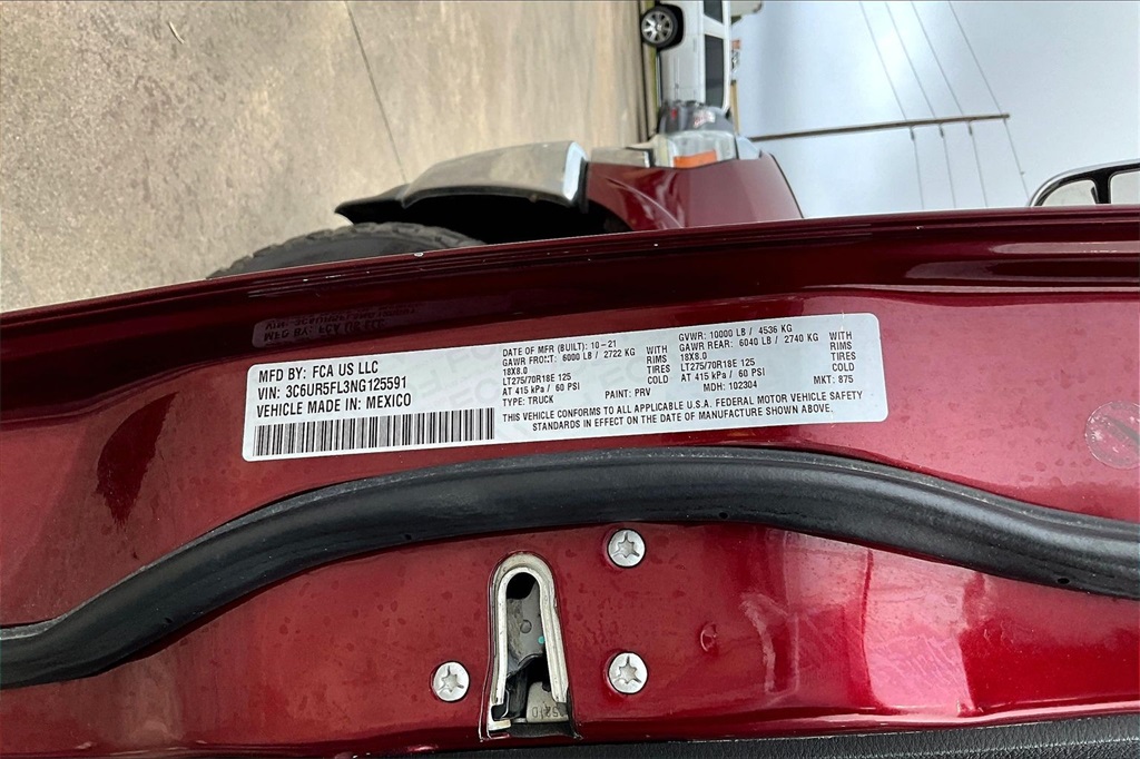 2022 Ram 2500 Laramie Red at South Houston Nissan