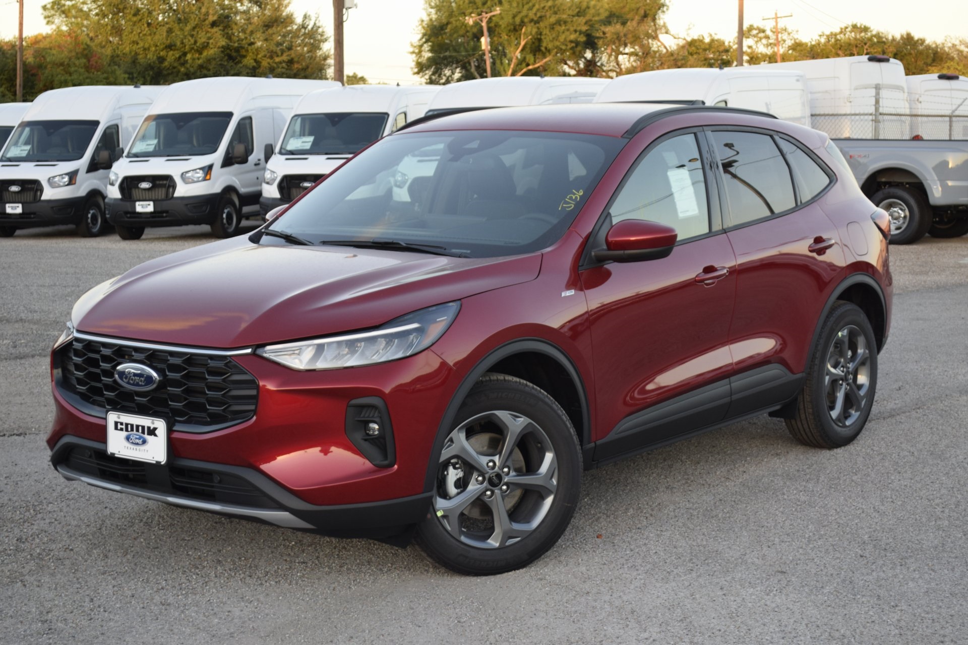 2026 Ford Escape Hybrid ST-Line Select Red at DeMontrond Ford