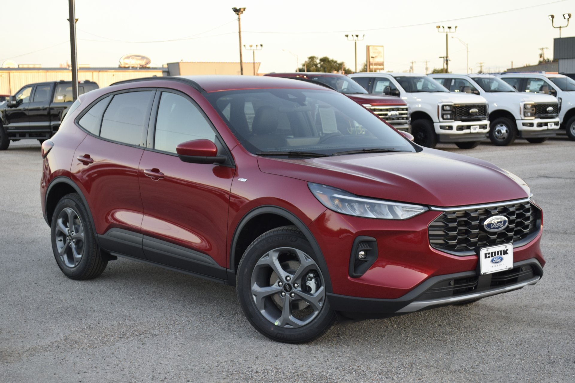 2026 Ford Escape Hybrid ST-Line Select Red at DeMontrond Ford