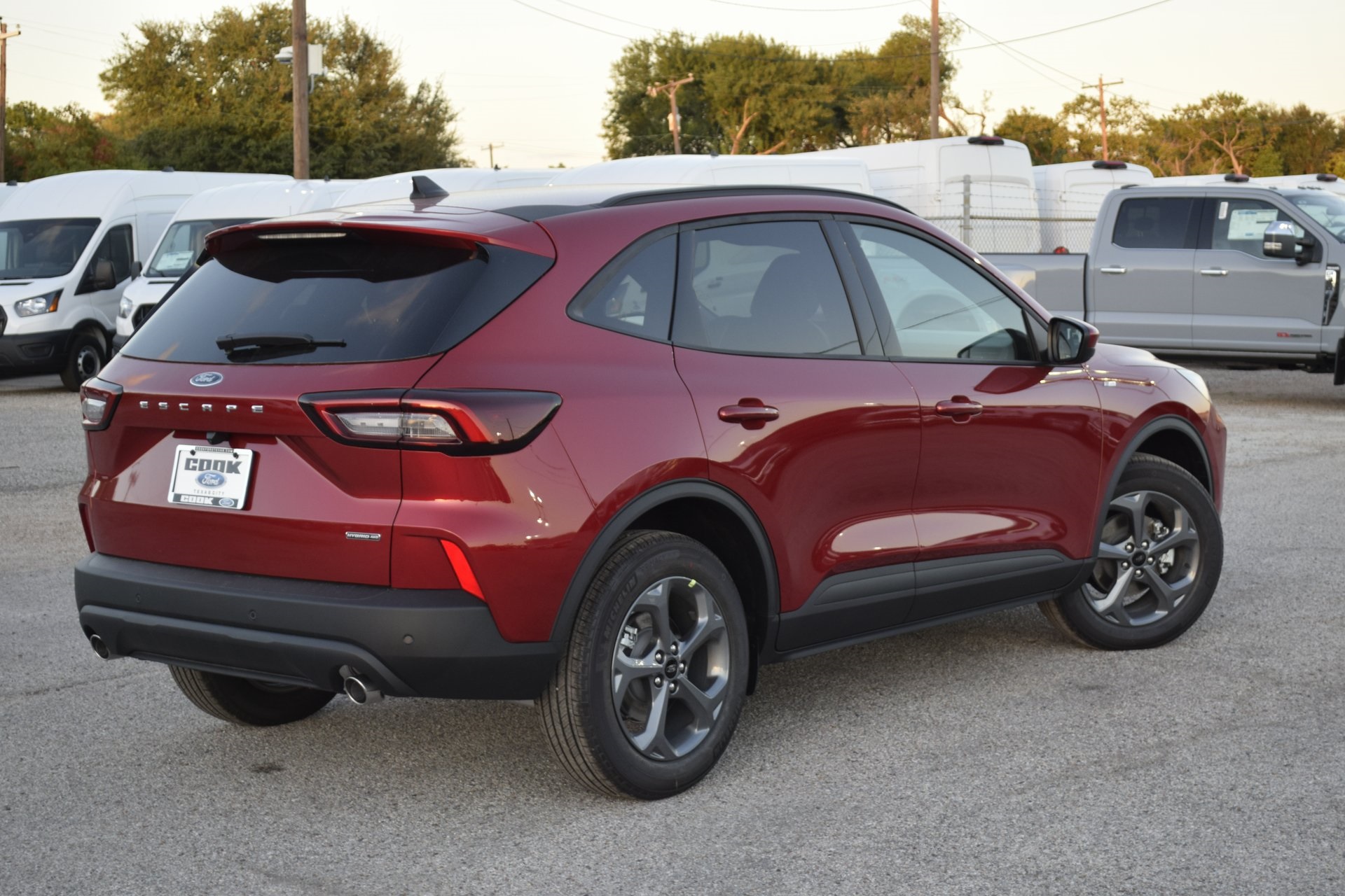 2026 Ford Escape Hybrid ST-Line Select Red at DeMontrond Ford