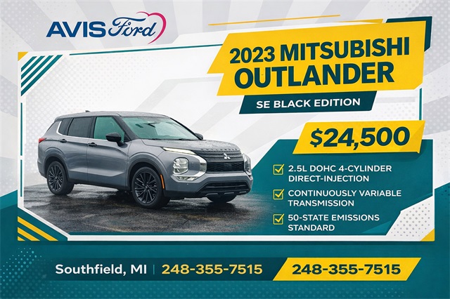 2023 Mitsubishi Outlander Black Edition S-AWC