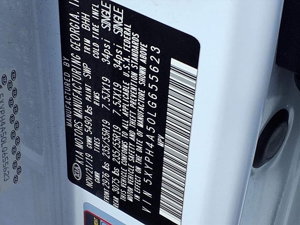 2020 Kia Sorento EX White at Shottenkirk Kia Fort Bend