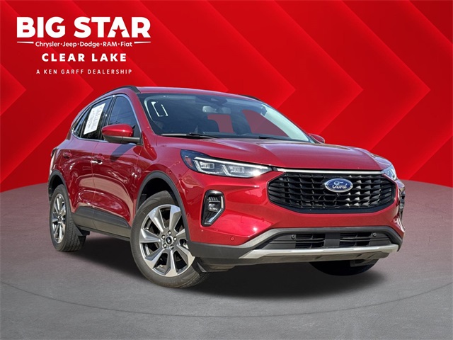 2023 Ford Escape Platinum Red at DeMontrond Ford