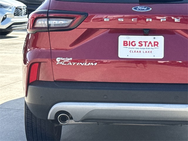 2023 Ford Escape Platinum Red at DeMontrond Ford