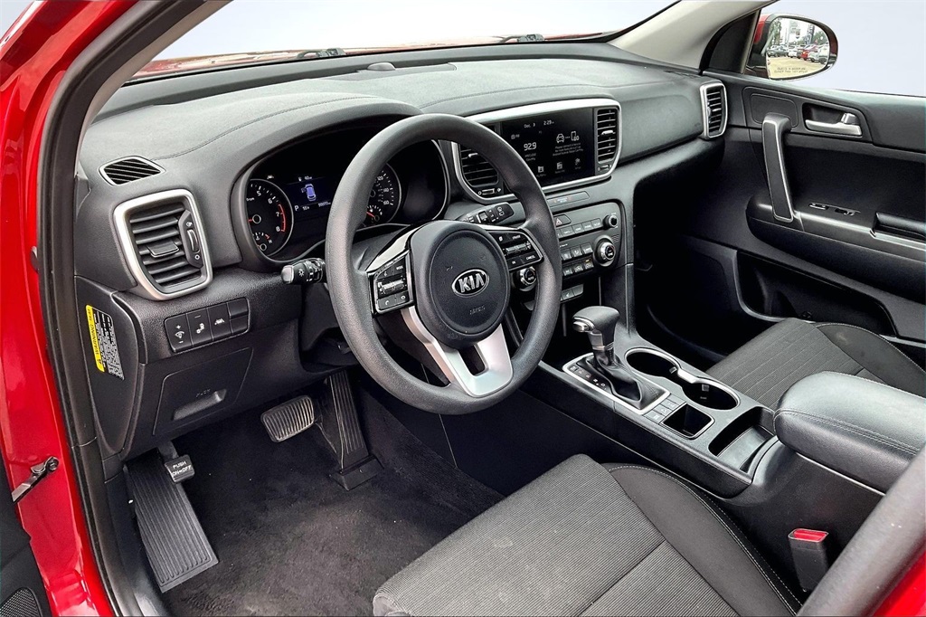 2022 Kia Sportage LX Red at DeMontrond Automotive Group