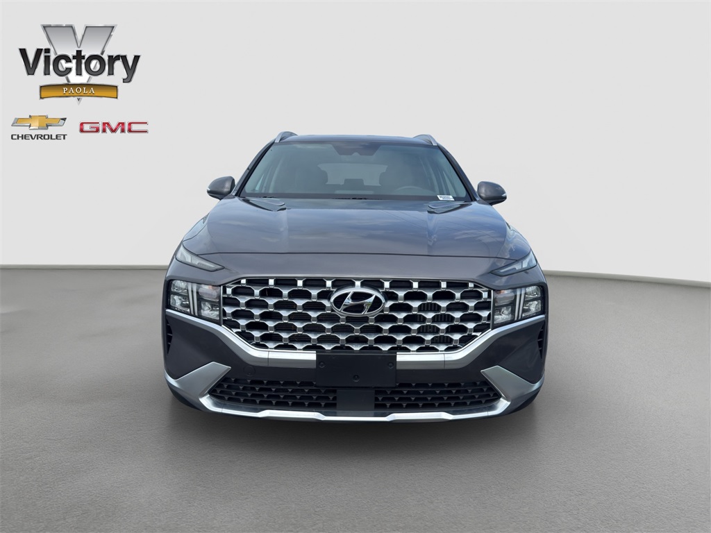 Used 2022 Hyundai Santa Fe Hybrid Blue with VIN KM8S2DA12NU032557 for sale in Kansas City