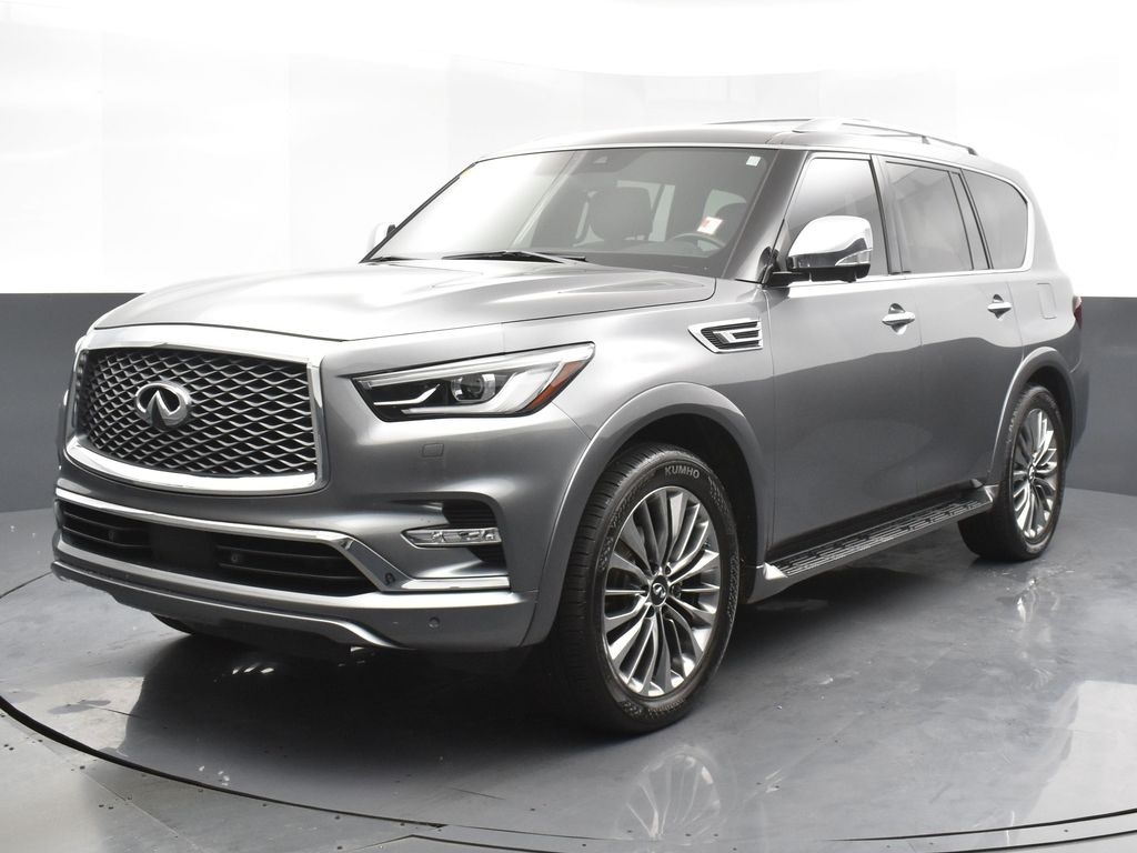 Used 2021 INFINITI QX80 Sensory with VIN JN8AZ2BE1M9267216 for sale in Kansas City