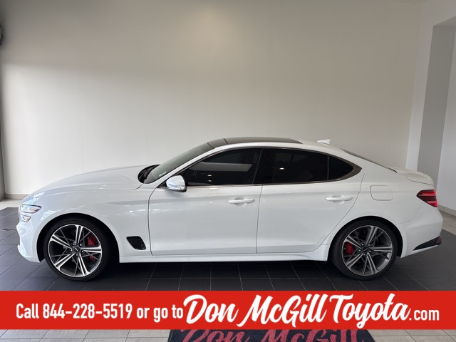 2024 Genesis G70 3.3T Sport Advanced White at Central Houston Nissan