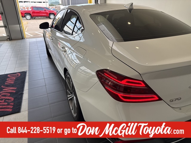 2024 Genesis G70 3.3T Sport Advanced White at Central Houston Nissan