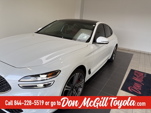 2024 Genesis G70 3.3T Sport Advanced White at Central Houston Nissan