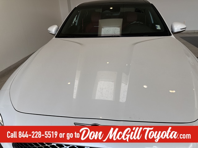 2024 Genesis G70 3.3T Sport Advanced White at Central Houston Nissan