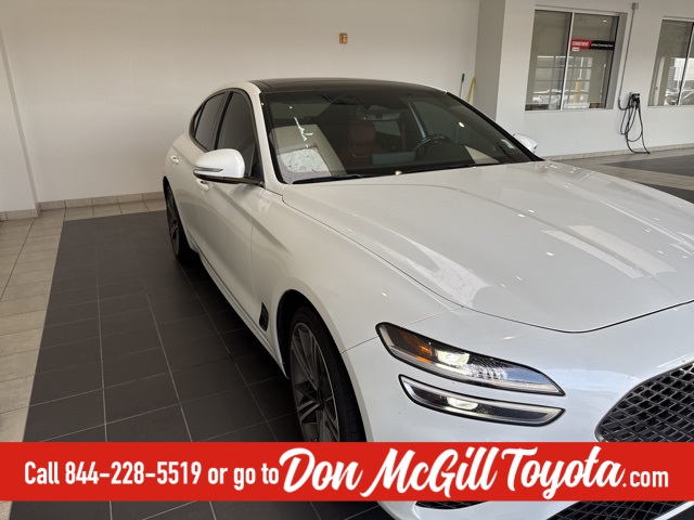 2024 Genesis G70 3.3T Sport Advanced White at Central Houston Nissan
