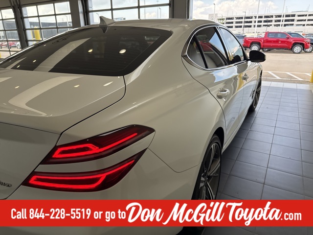 2024 Genesis G70 3.3T Sport Advanced White at Central Houston Nissan