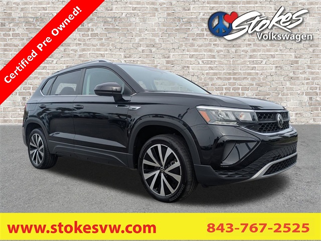 2022 Volkswagen Taos 1.5T SE Black at Stokes Volkswagen