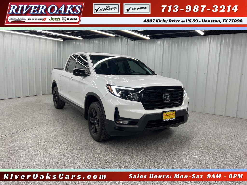2022 Honda Ridgeline Black Edition White at AutoSavvy Houston Southwest