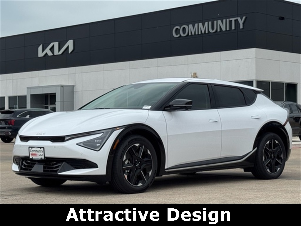 2025 Kia EV6 Wind White at DeMontrond Automotive Group