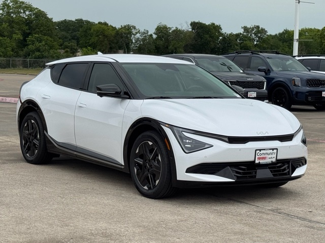 2025 Kia EV6 Wind White at DeMontrond Automotive Group