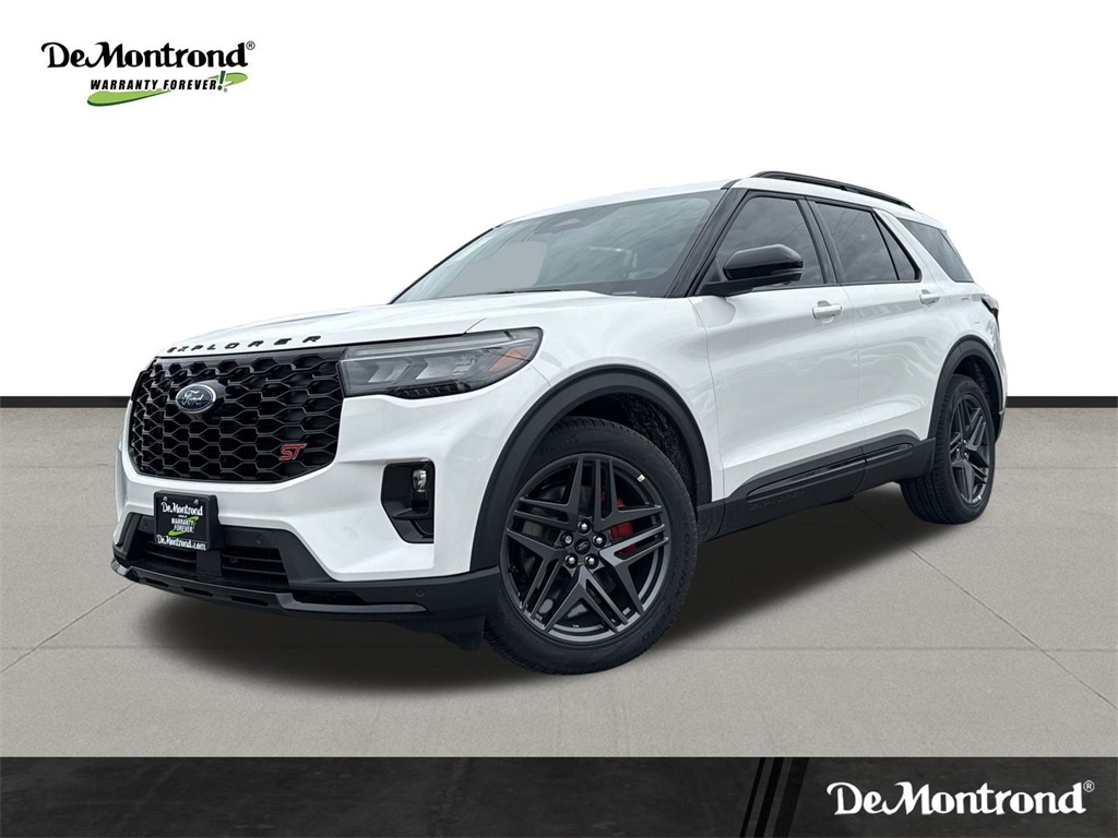 2025 Ford Explorer ST White at Wharton Ford