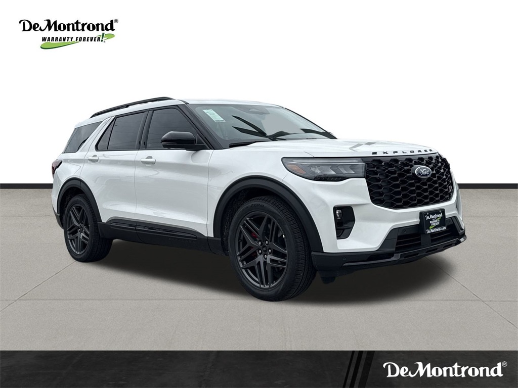 2025 Ford Explorer ST White at Wharton Ford
