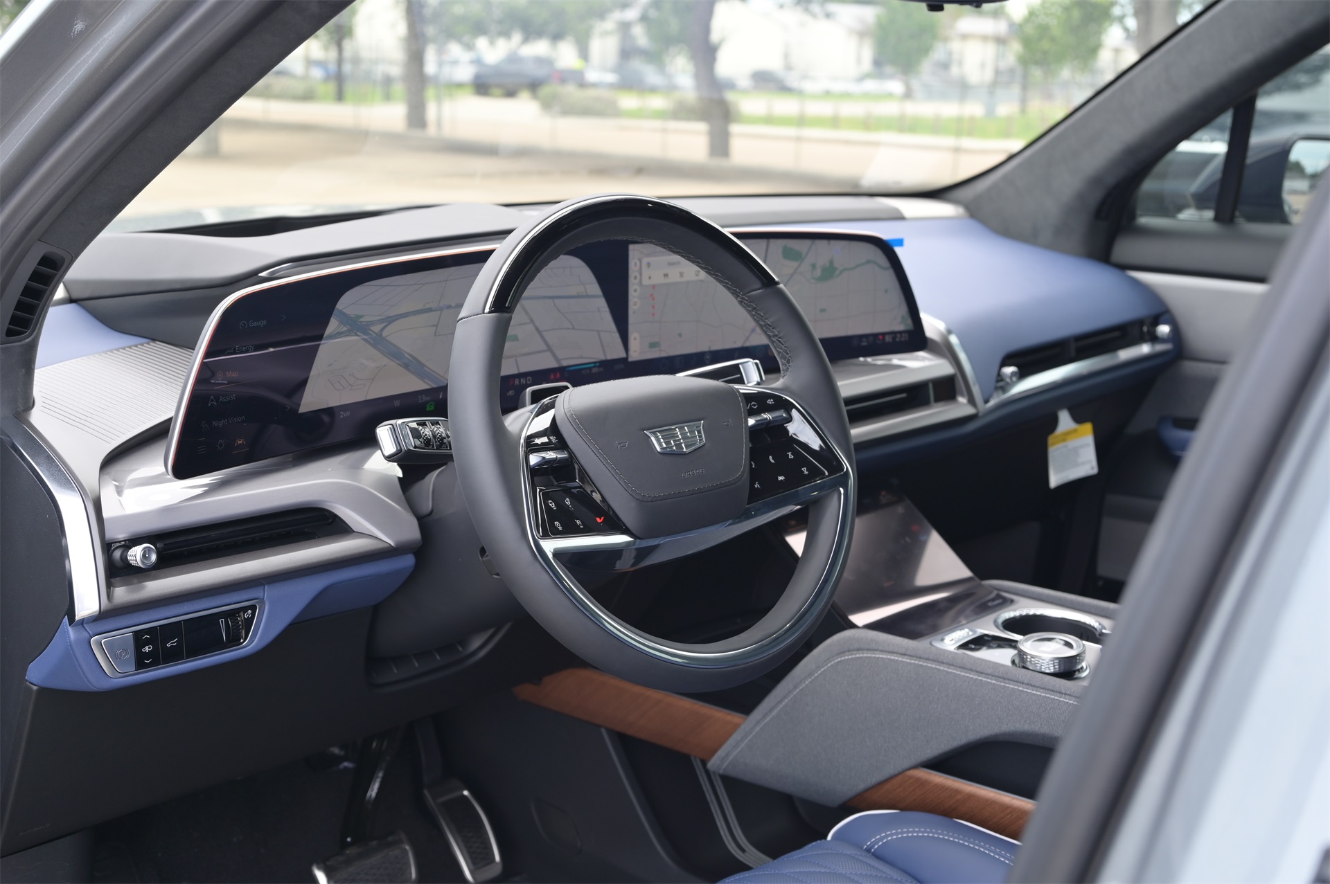 2026 Cadillac VISTIQ Premium Luxury Silver at Bayway Cadillac of The Woodlands