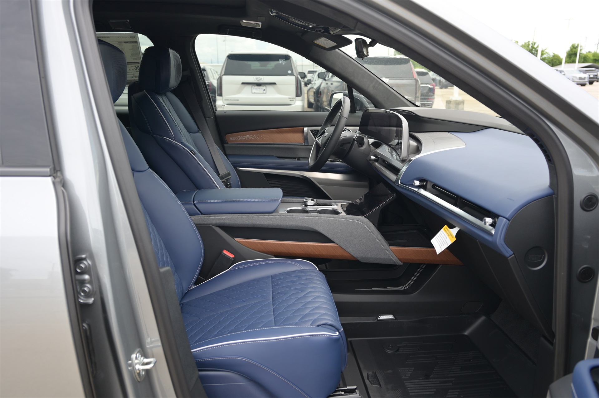 2026 Cadillac VISTIQ Premium Luxury Silver at Bayway Cadillac of The Woodlands