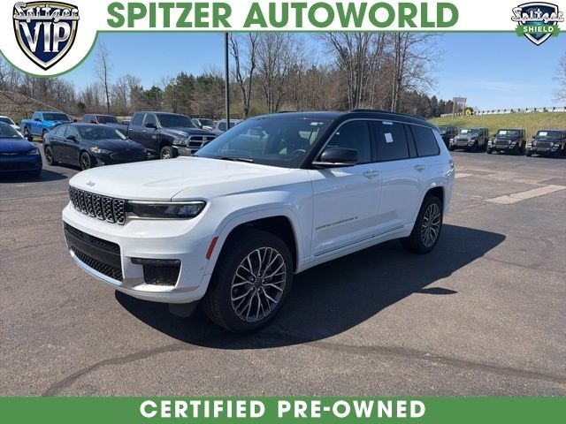Bright White Clearcoat 2024 Jeep Grand Cherokee L Summit 4WD SUV / Crossover Four-Wheel Drive 8-Speed Automatic