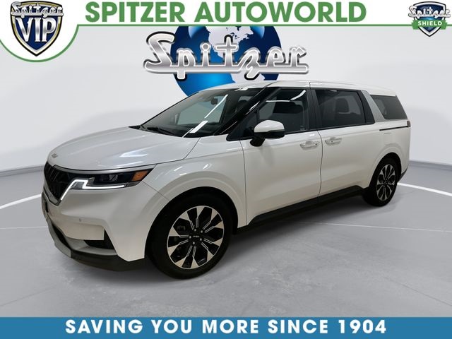Snow White Pearl 2024 Kia Carnival EX FWD Minivan Front-Wheel Drive 8-Speed Automatic