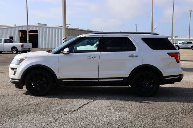 2018 Ford Explorer Platinum White at DeMontrond Mazda