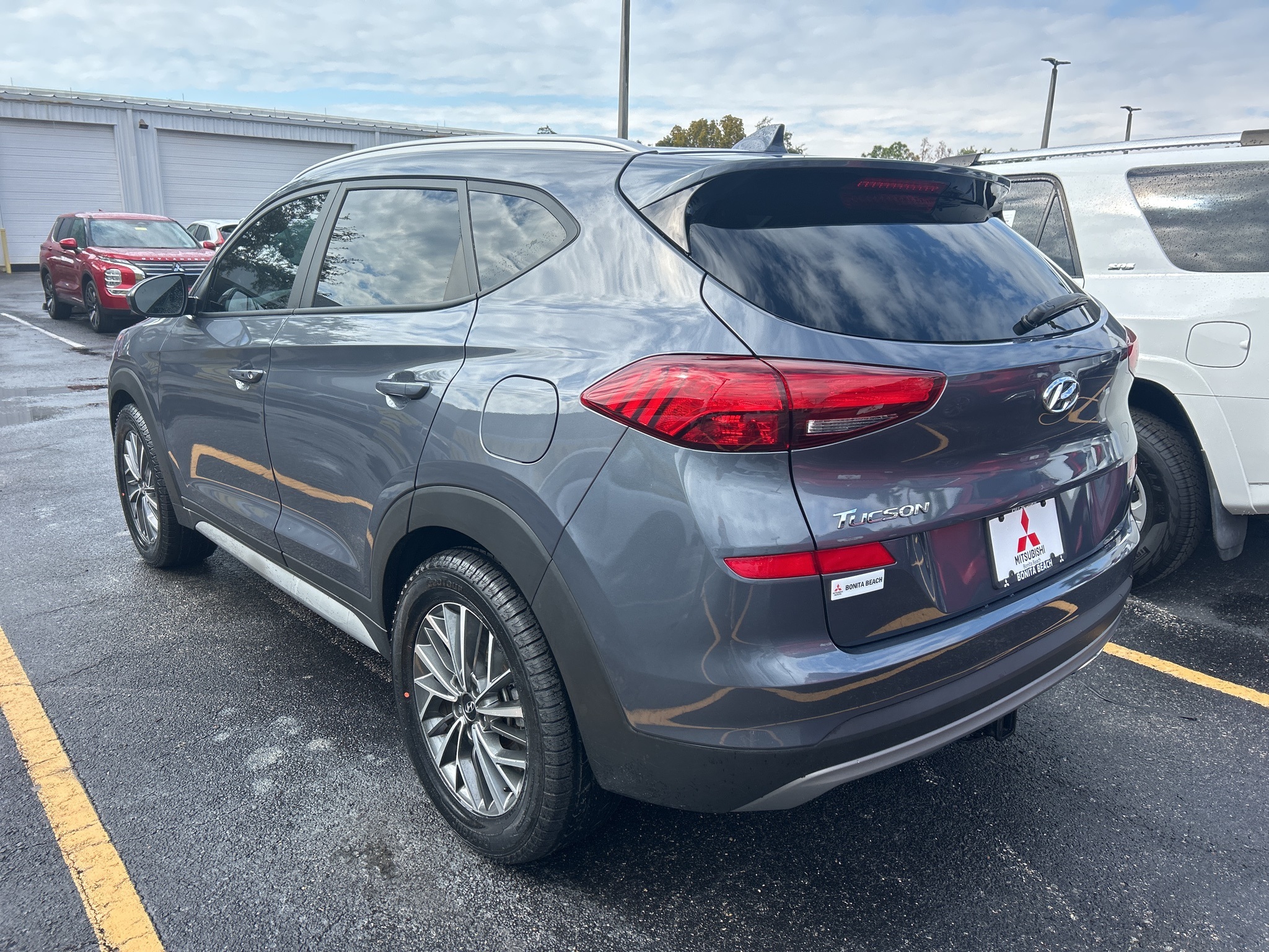 Used 2021 Hyundai Tucson SEL with VIN KM8J33AL8MU407189 for sale in Bonita Springs, FL