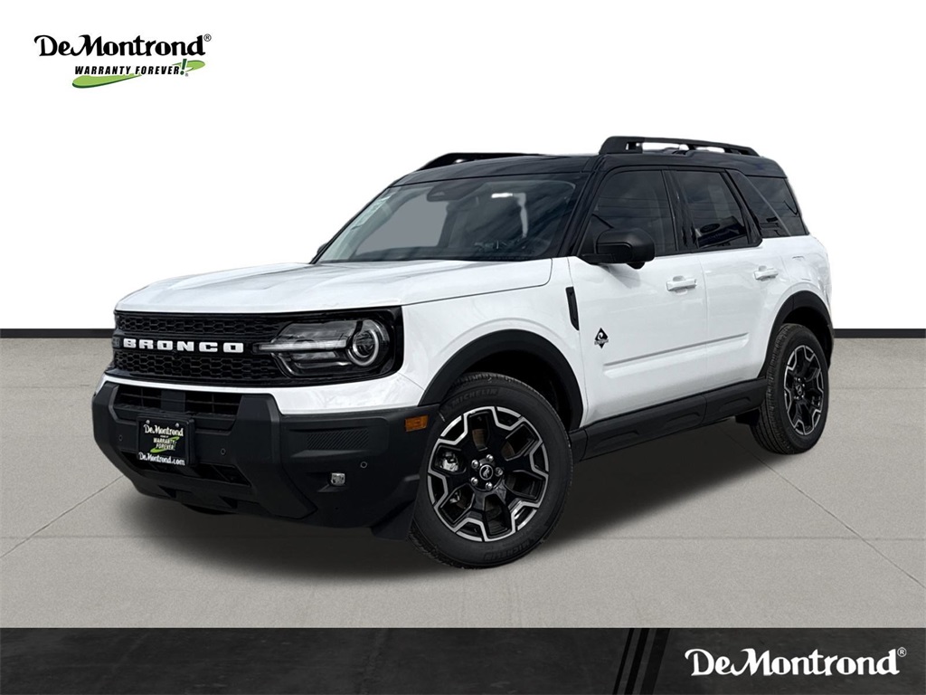 2025 Ford Bronco Sport Outer Banks White at Wharton Ford