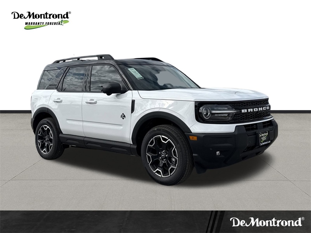 2025 Ford Bronco Sport Outer Banks White at Wharton Ford