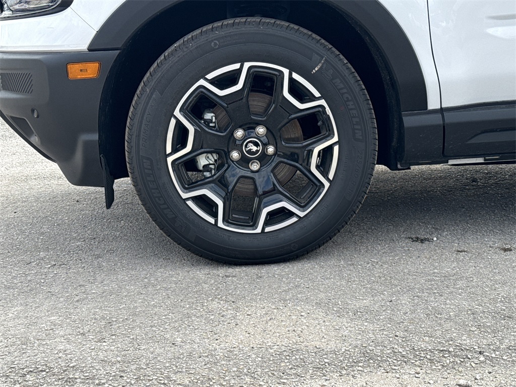 2025 Ford Bronco Sport Outer Banks White at Wharton Ford