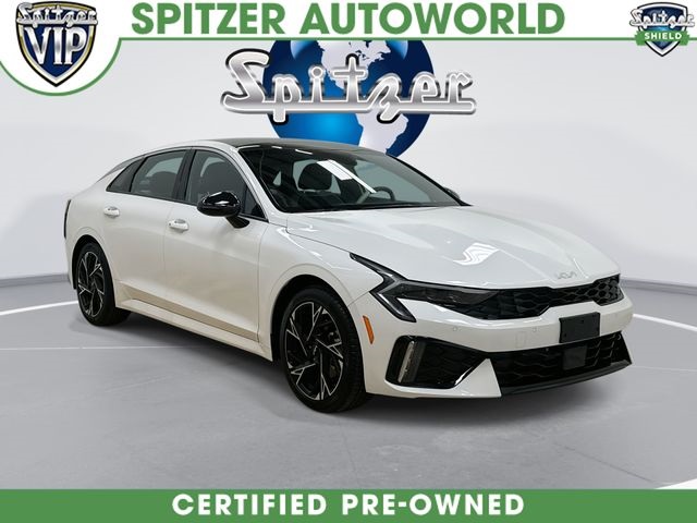 Snow White Pearl 2025 Kia K5 GT-Line FWD Sedan Front-Wheel Drive 8-Speed Automatic