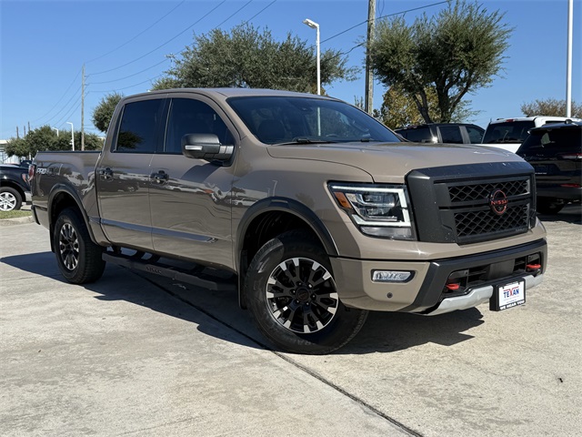 2023 Nissan Titan PRO-4X Beige at South Houston Nissan