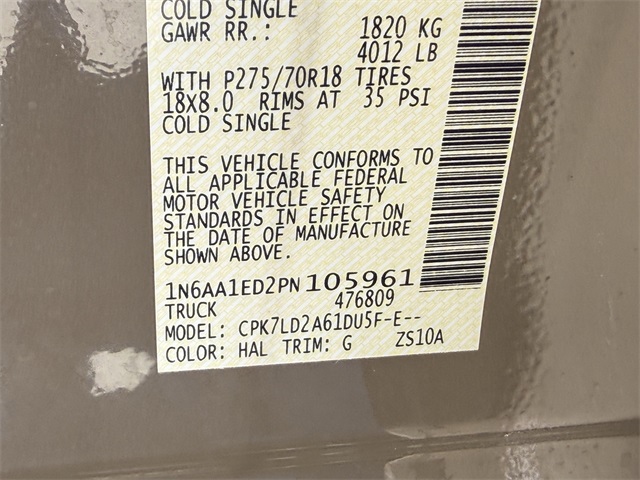 2023 Nissan Titan PRO-4X Beige at South Houston Nissan