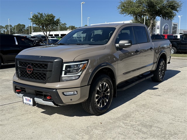 2023 Nissan Titan PRO-4X Beige at South Houston Nissan