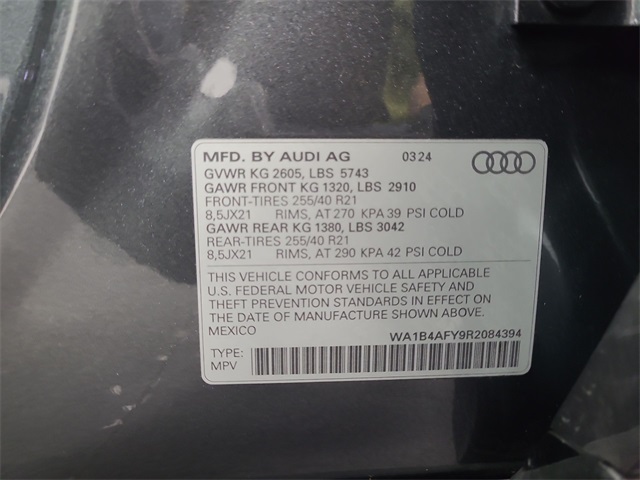 2024 – Audi – SQ5