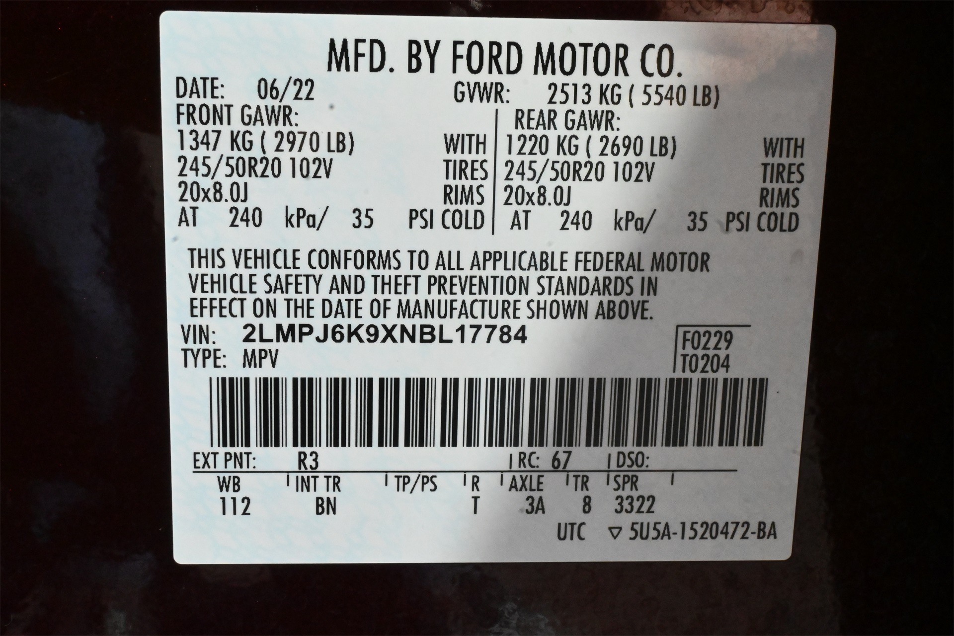 2022 Lincoln Nautilus Reserve Red at Classic Chevrolet Galveston