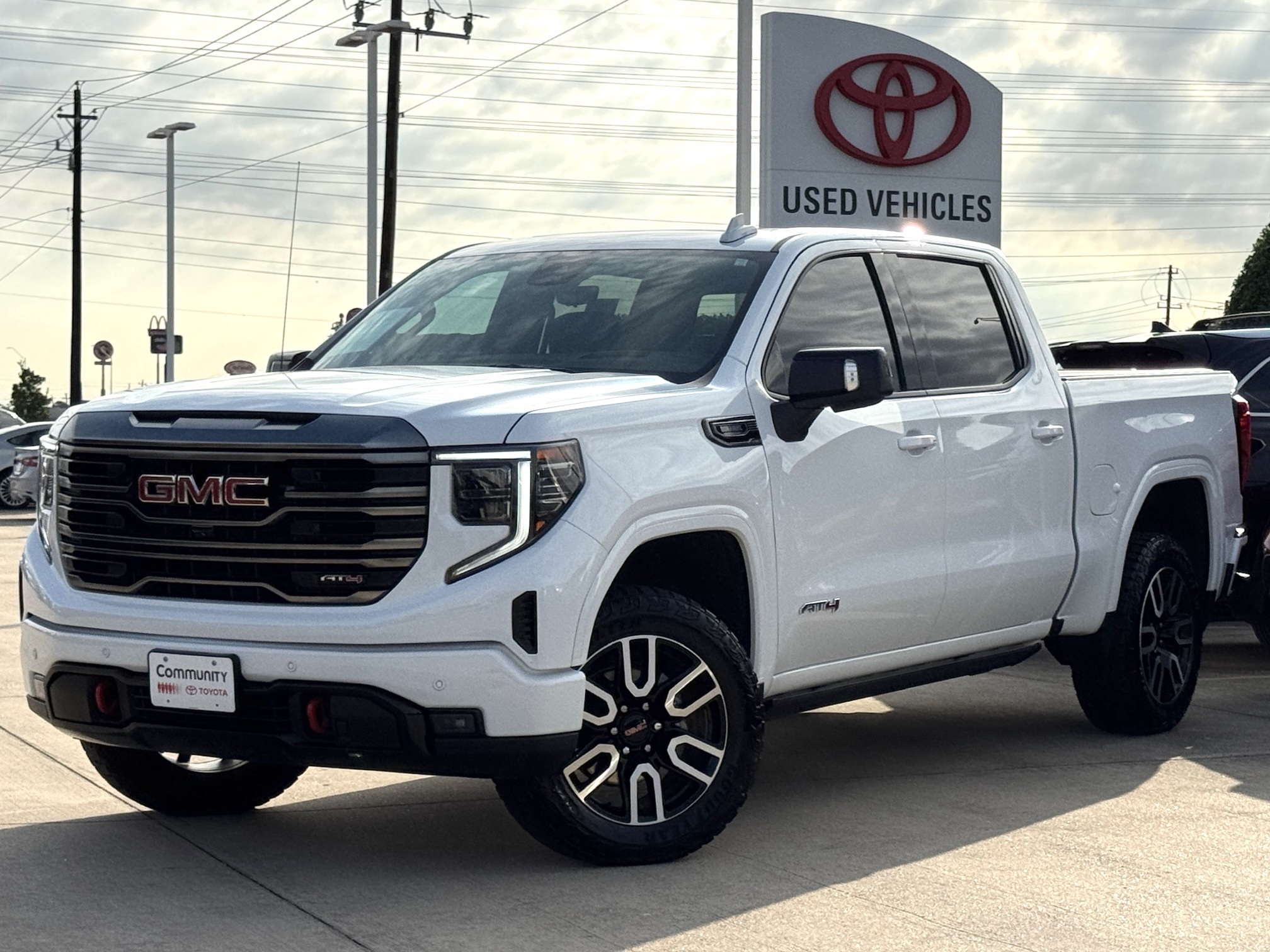 2024 GMC Sierra 1500 AT4 White at Cook Ford