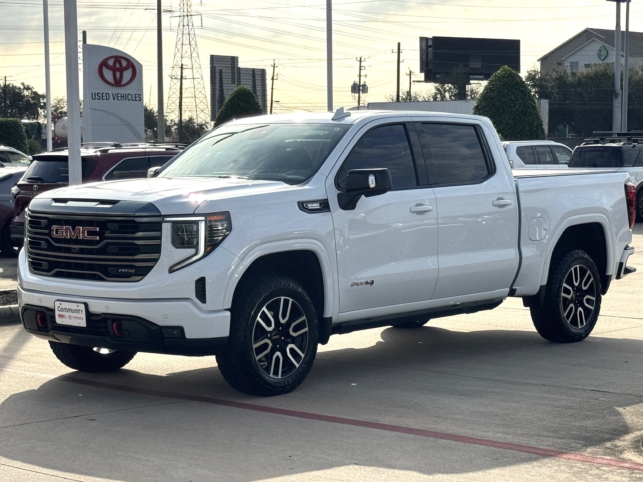 2024 GMC Sierra 1500 AT4 White at Cook Ford