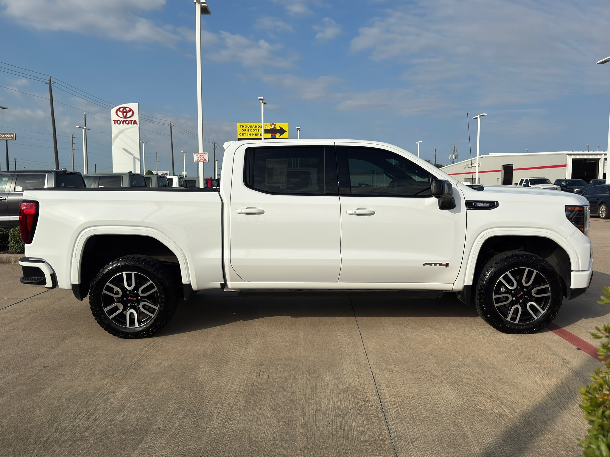 2024 GMC Sierra 1500 AT4 White at Cook Ford